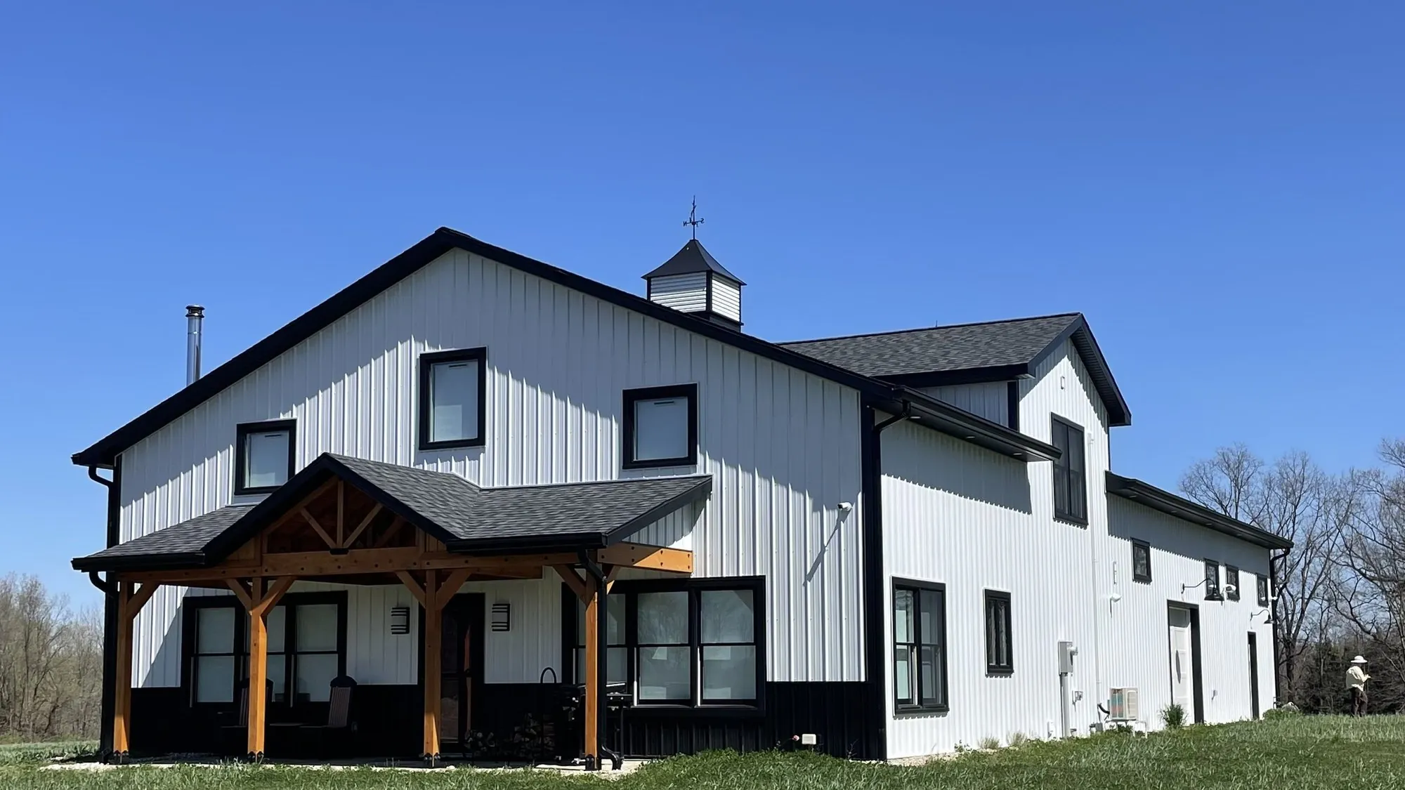 A custom home built by Strouss Construction